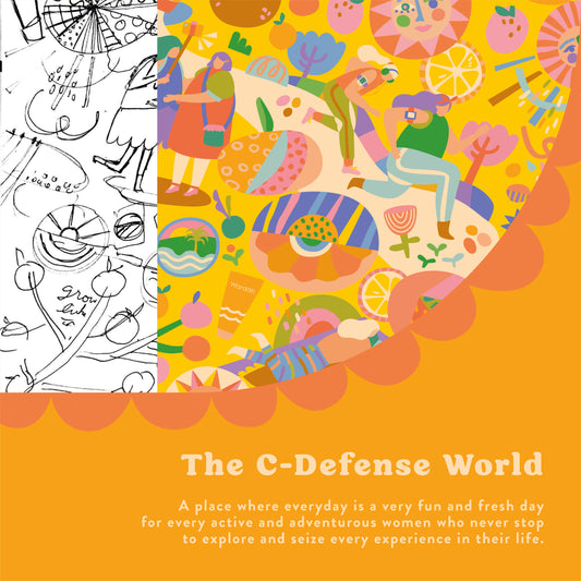 Wardah C-Defense X Smitten by Pattern