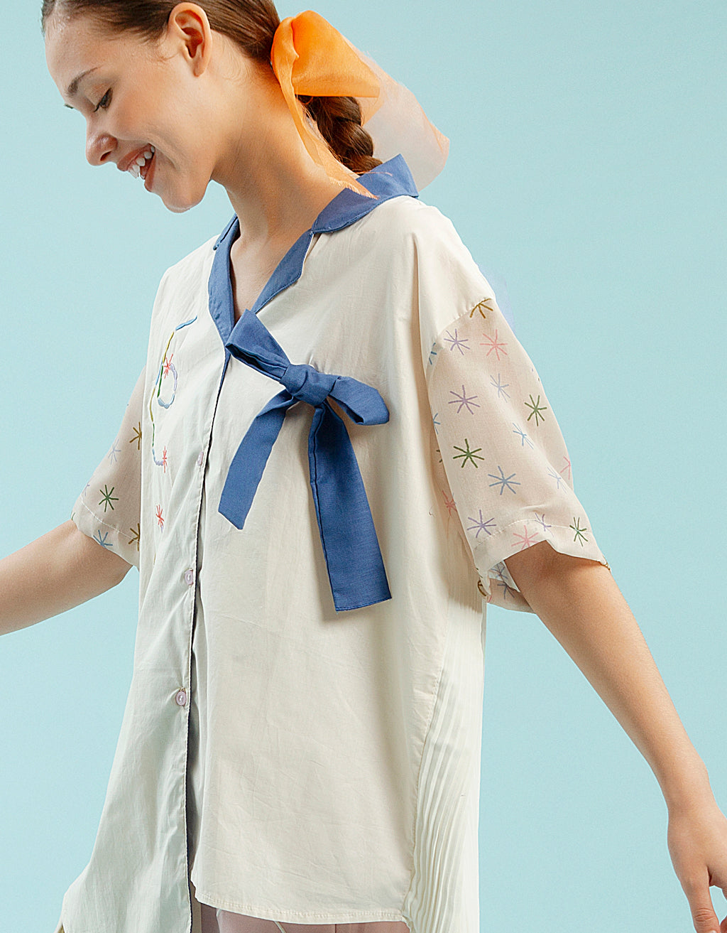 Ribbon Shirt - Sulam