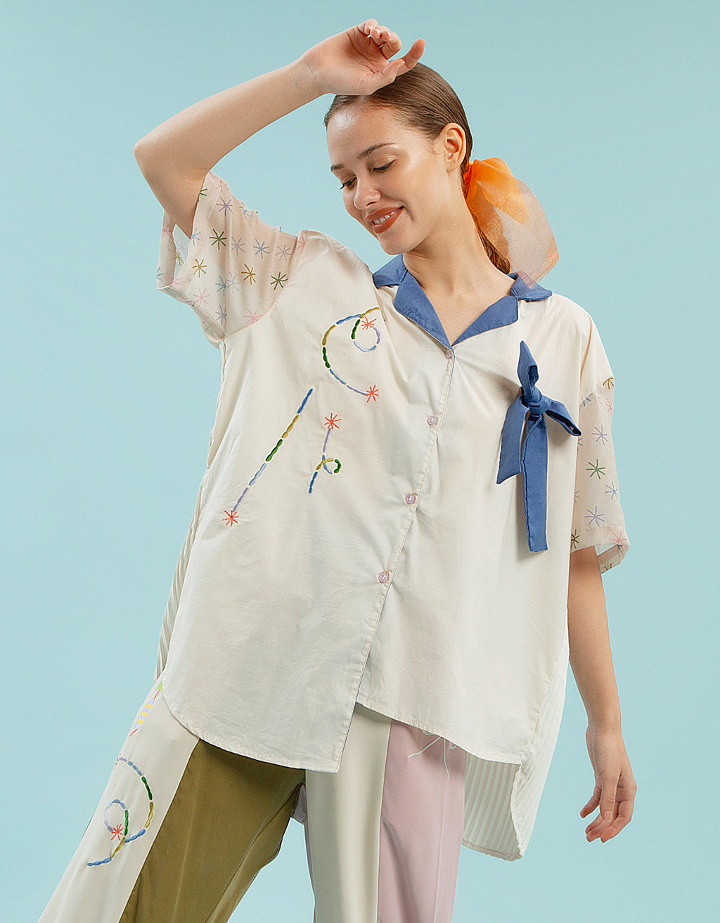 Ribbon Shirt - Sulam