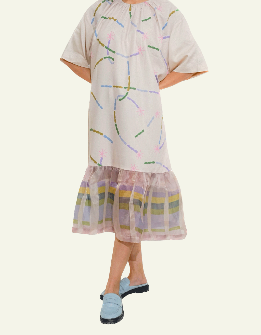 Flowy Dress-Sulam