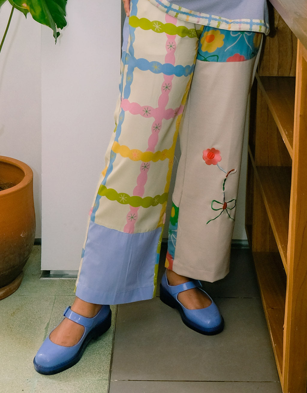 Patchwork Pants - Popita