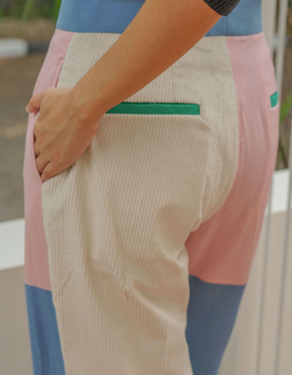 Patchwork Pants - Rossi