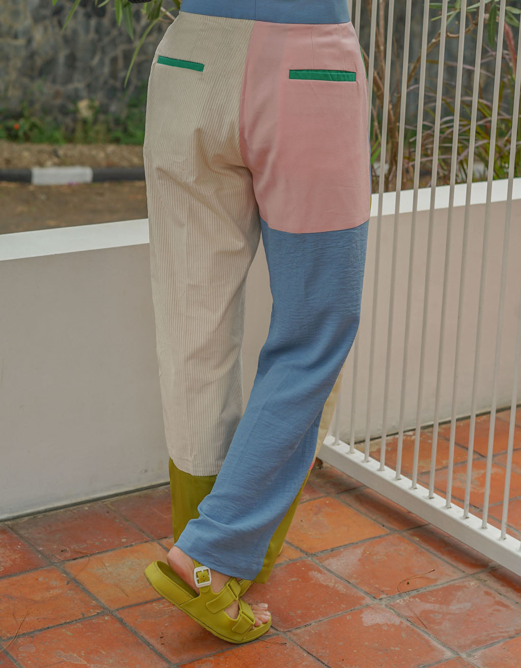 Patchwork Pants - Rossi