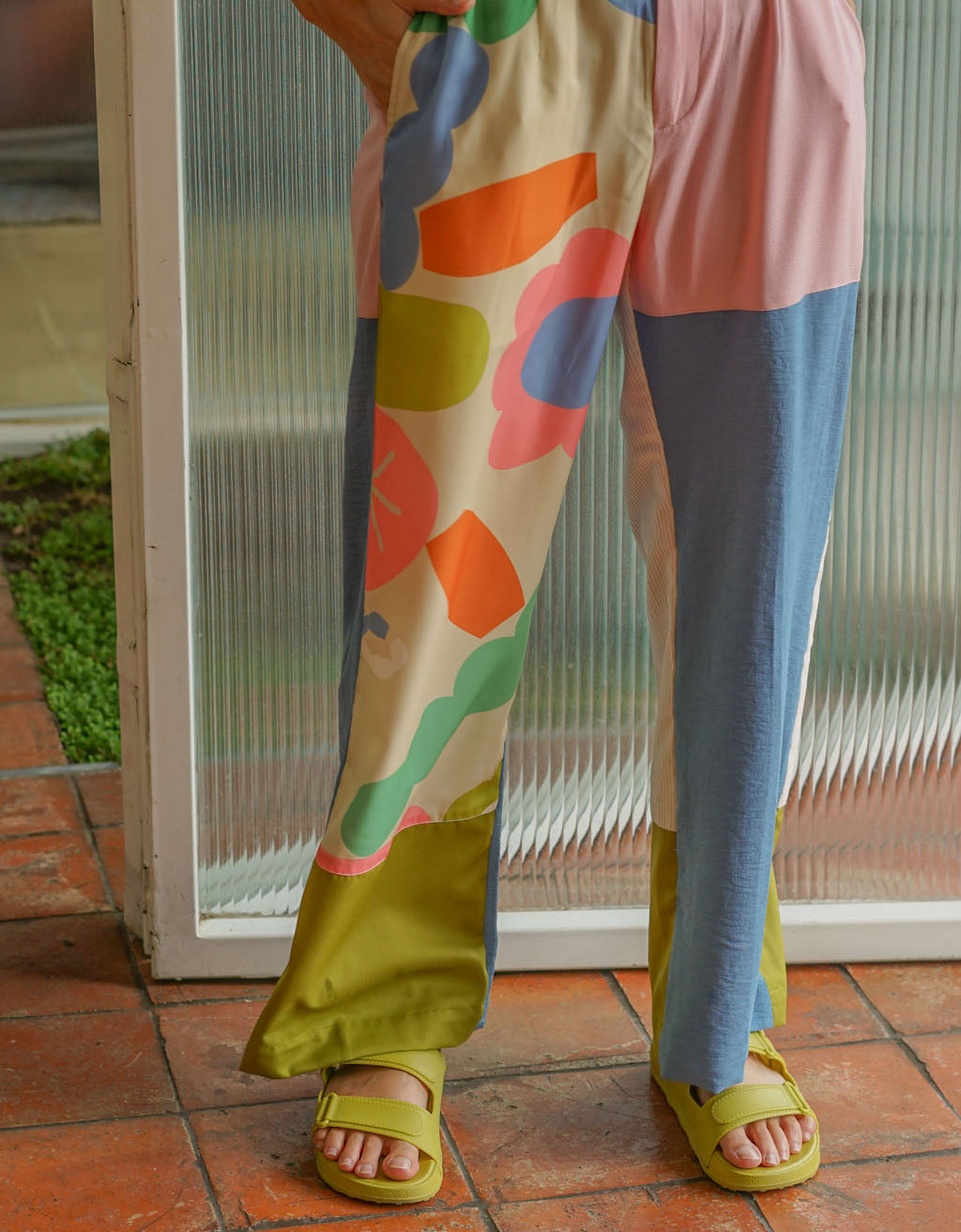 Patchwork Pants - Rossi