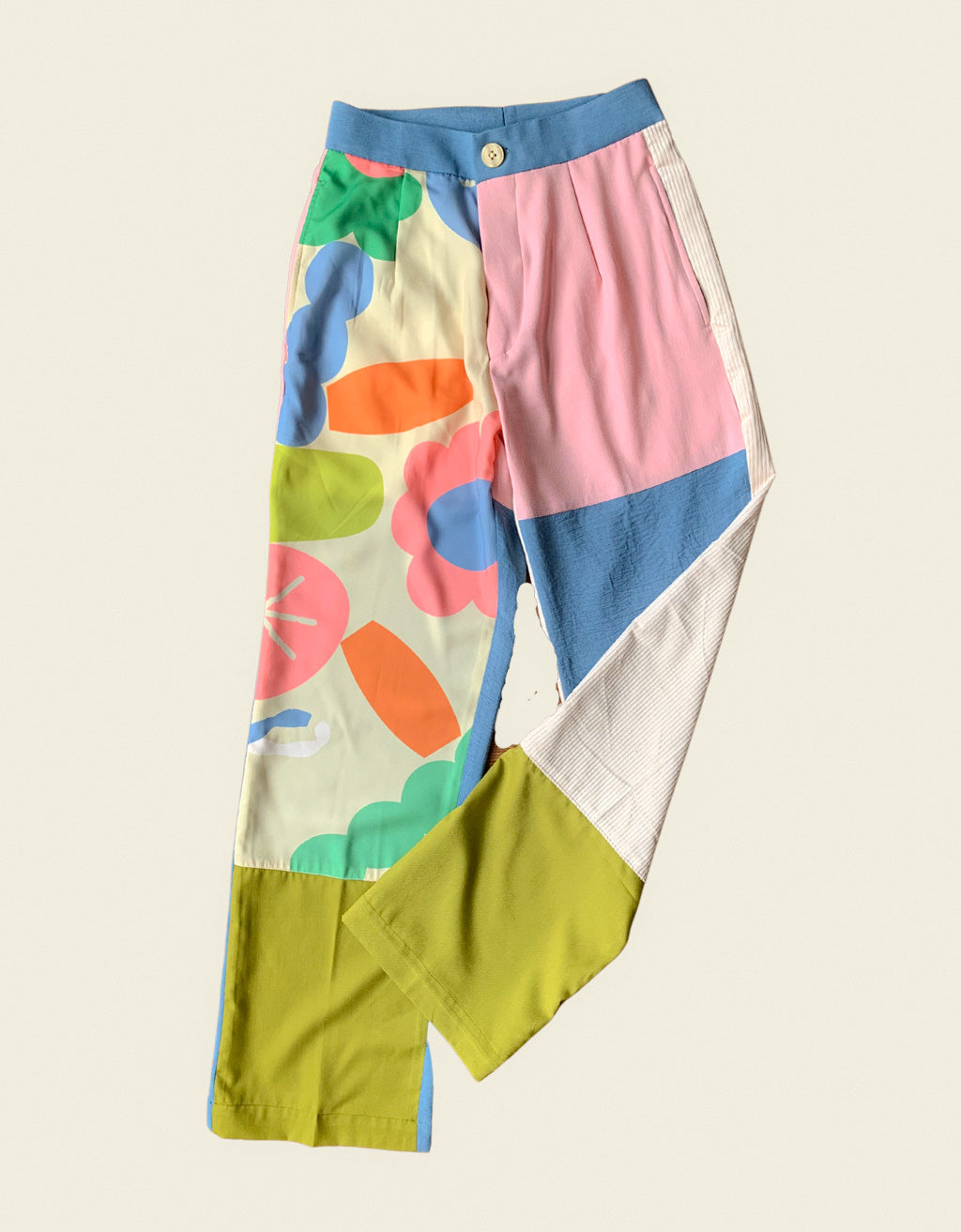 Patchwork Pants - Rossi