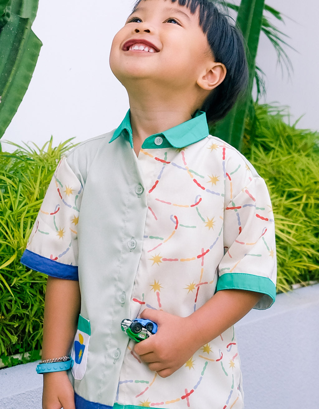 Smitten Kids - Itsy - Bitsy Shirt - Sulam Bintang