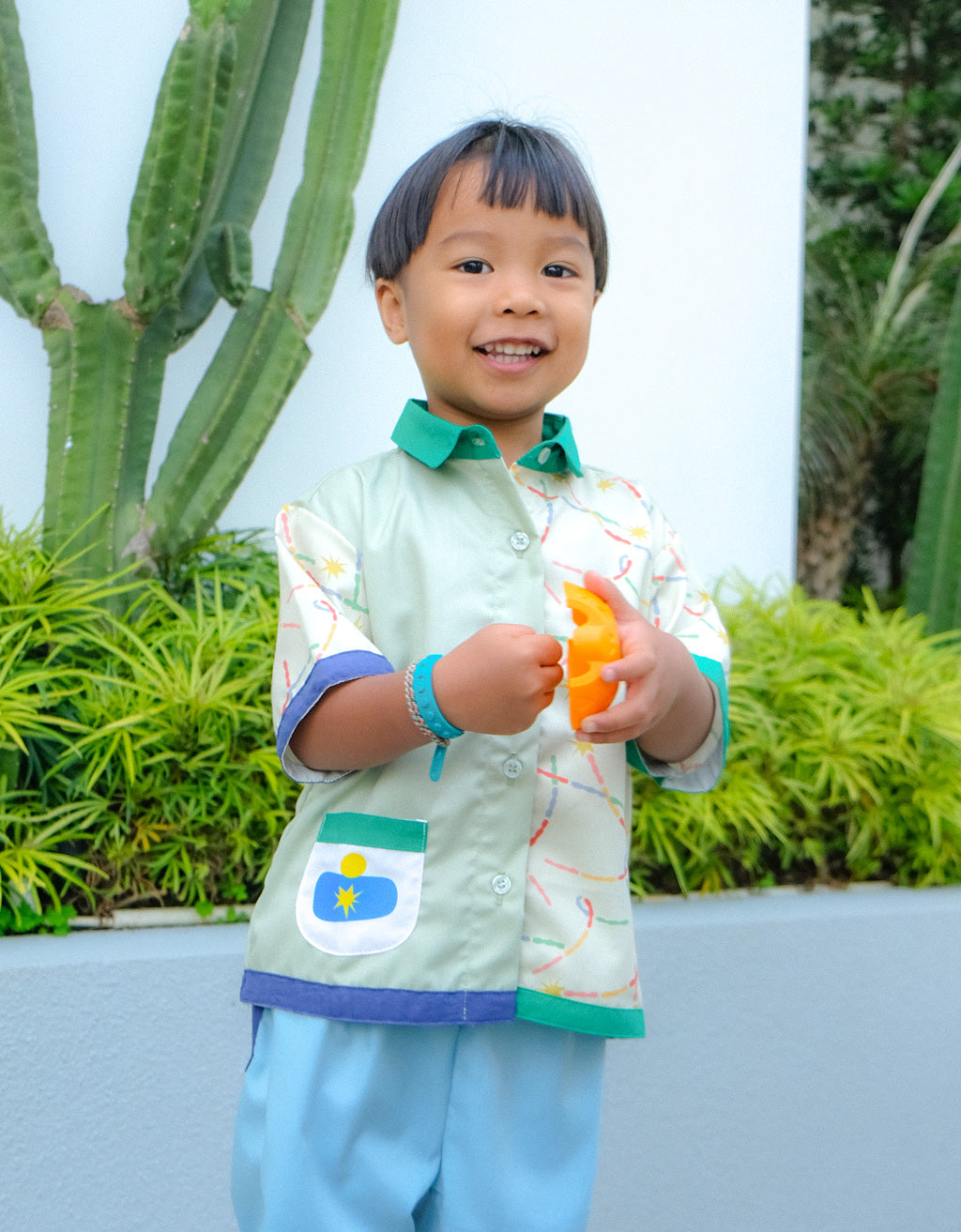 Smitten Kids - Itsy - Bitsy Shirt - Sulam Bintang