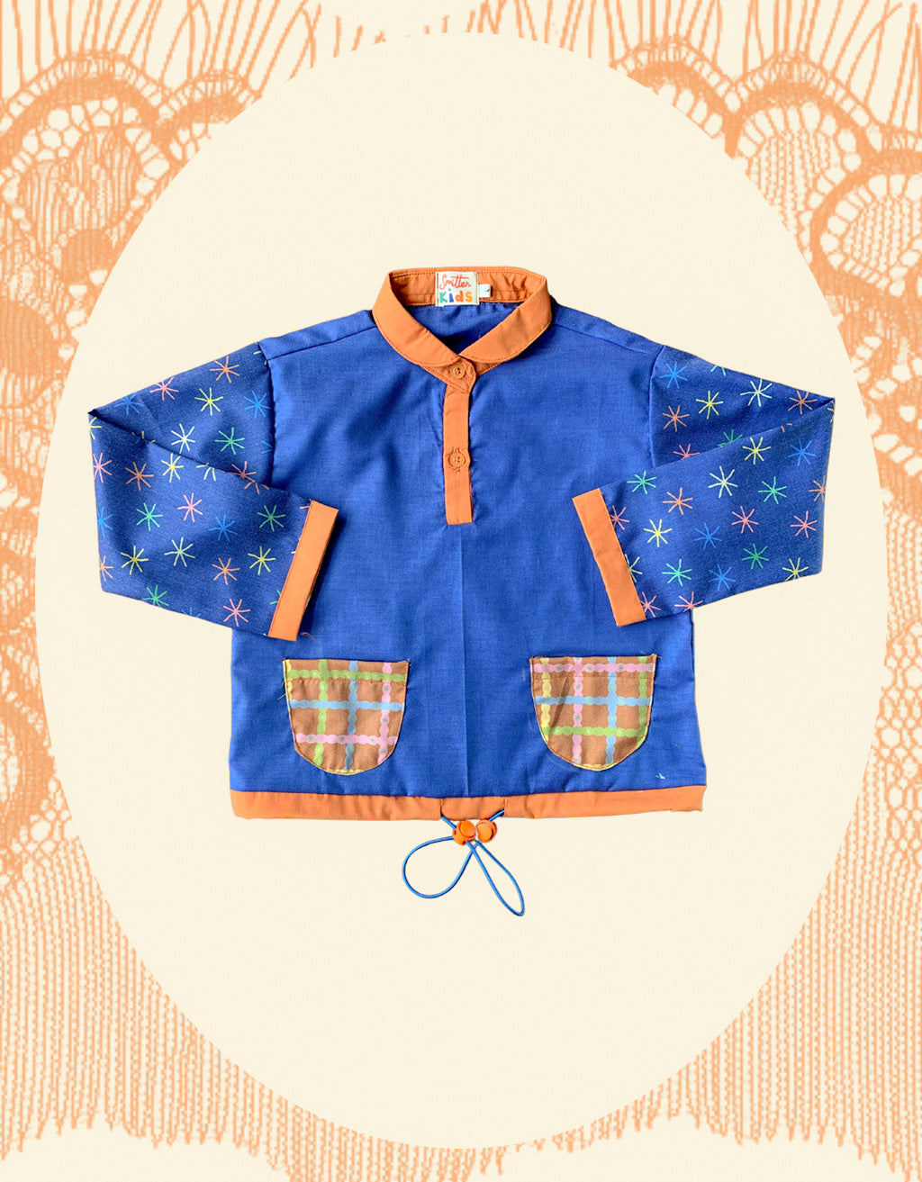 Smitten Kids - Drawstring Shirt - Bintang Biru