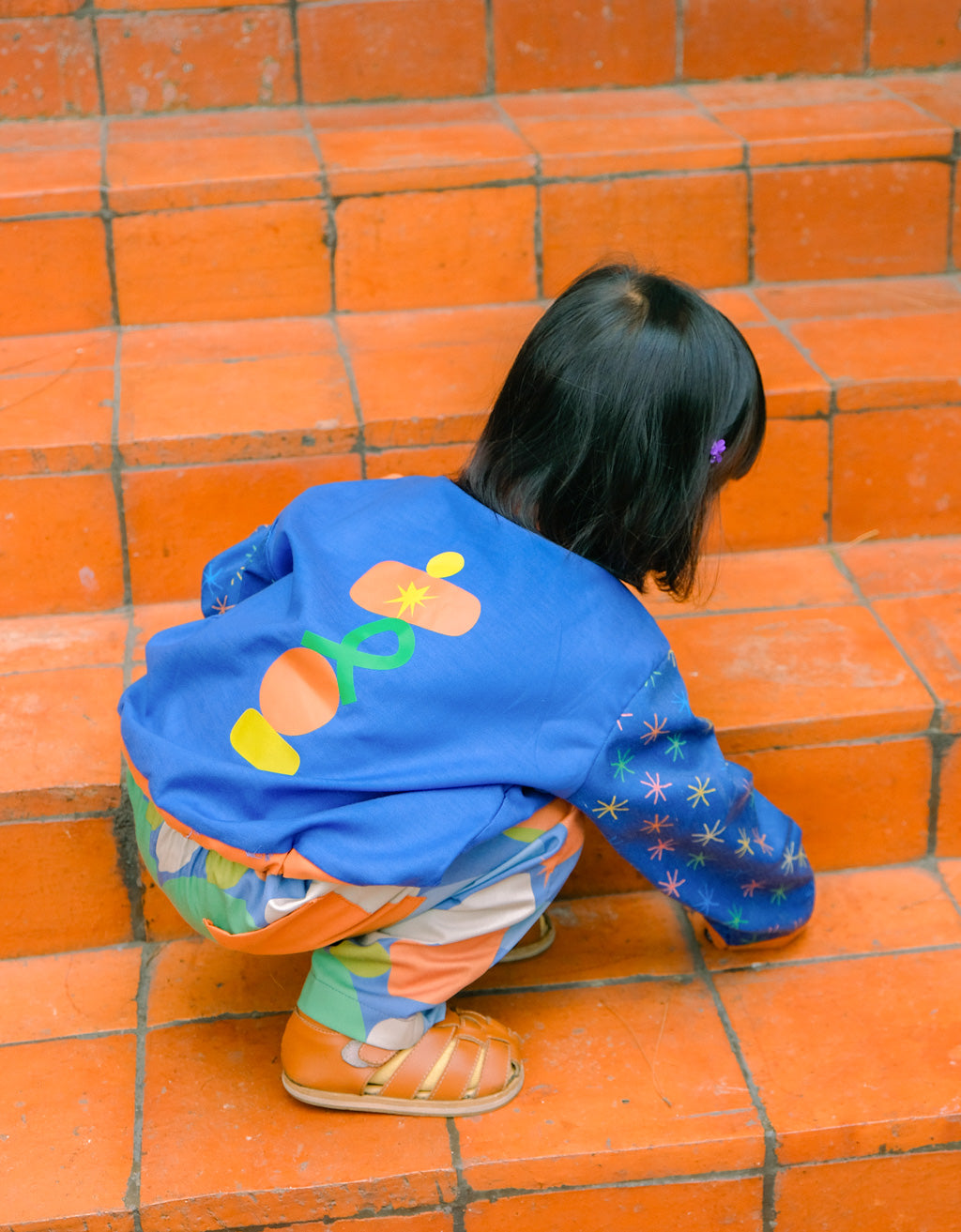 Smitten Kids - Drawstring Shirt - Bintang Biru