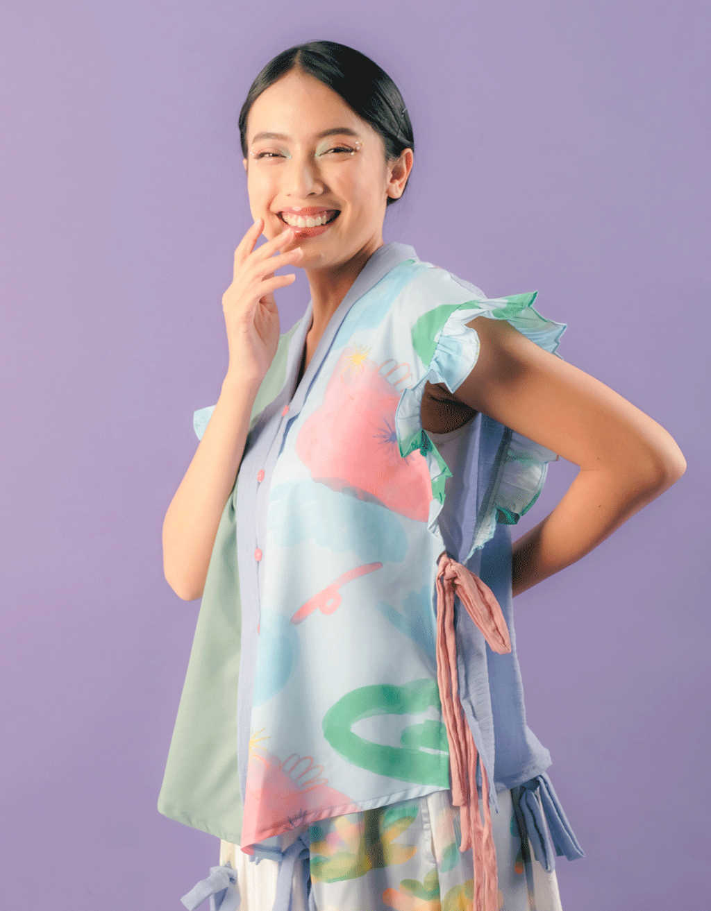 Kebaya Apron - Lotus