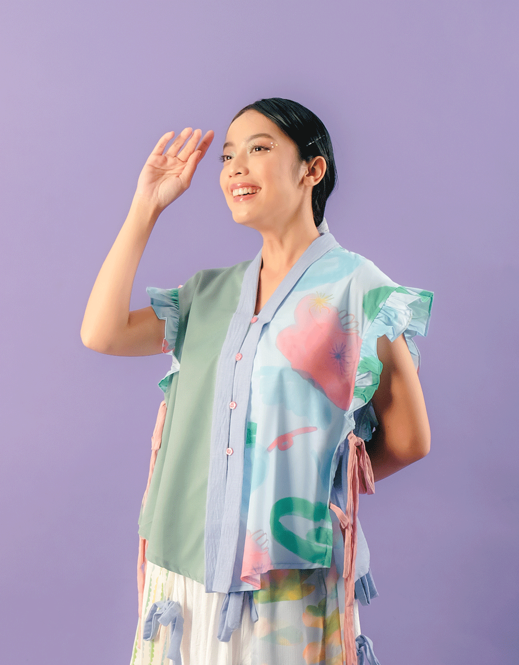 Kebaya Apron - Lotus