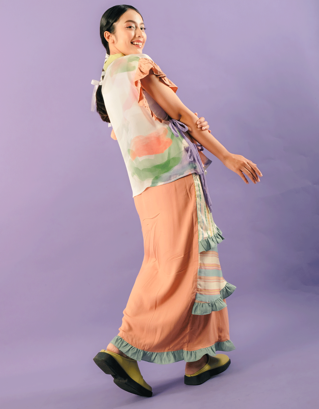 Kebaya Apron - Misty