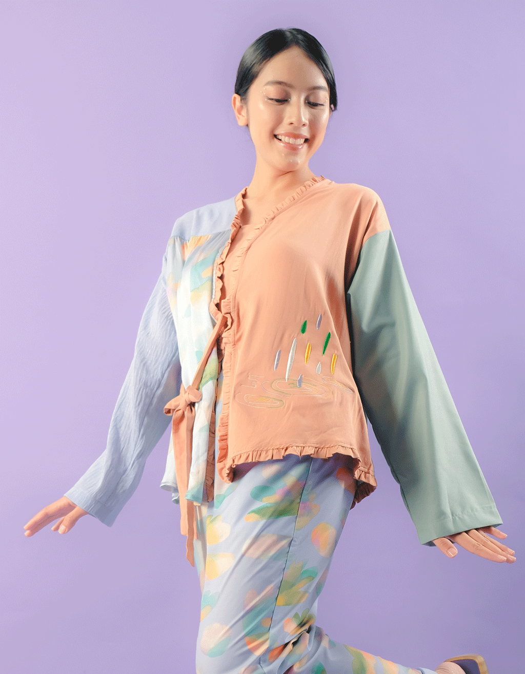 Blouse Ikat - Drizzle