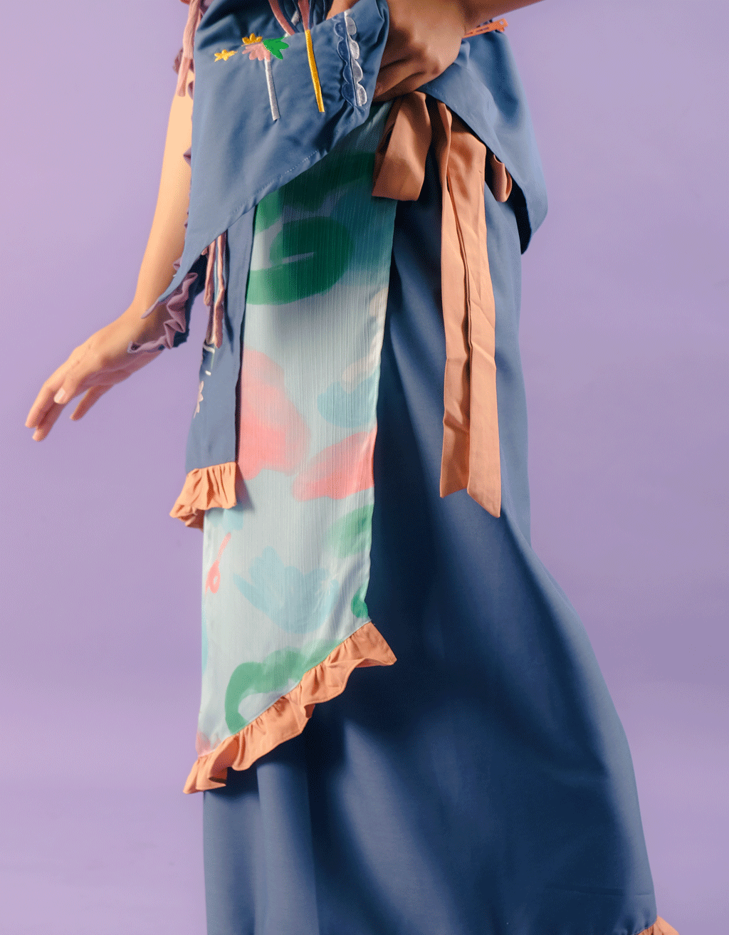 Layered Skirt - Lotus