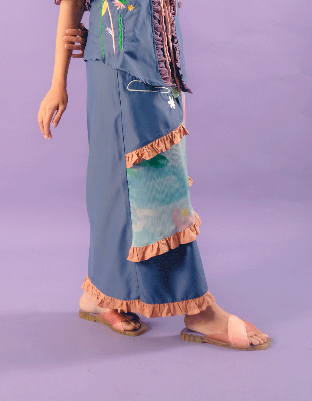 Layered Skirt - Lotus