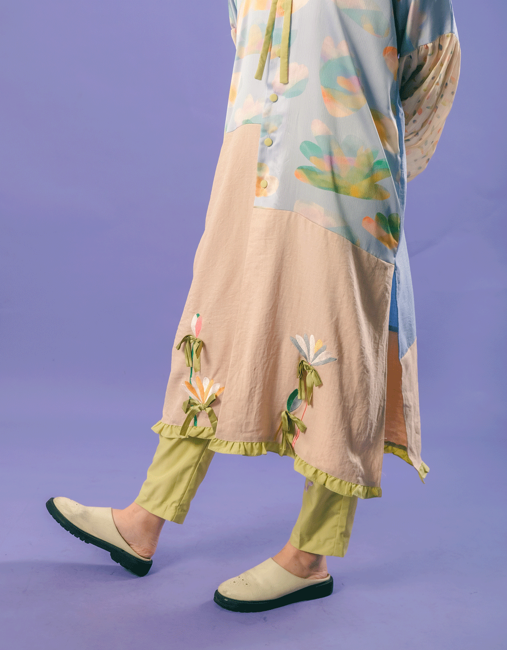 Longline Tunic - Clouds