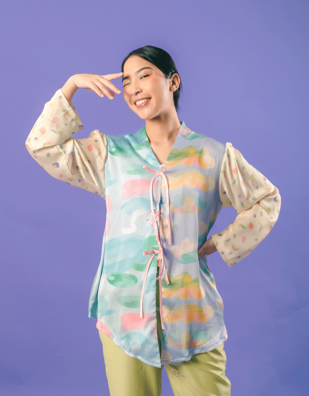 Kebaya Pita - Raindrops