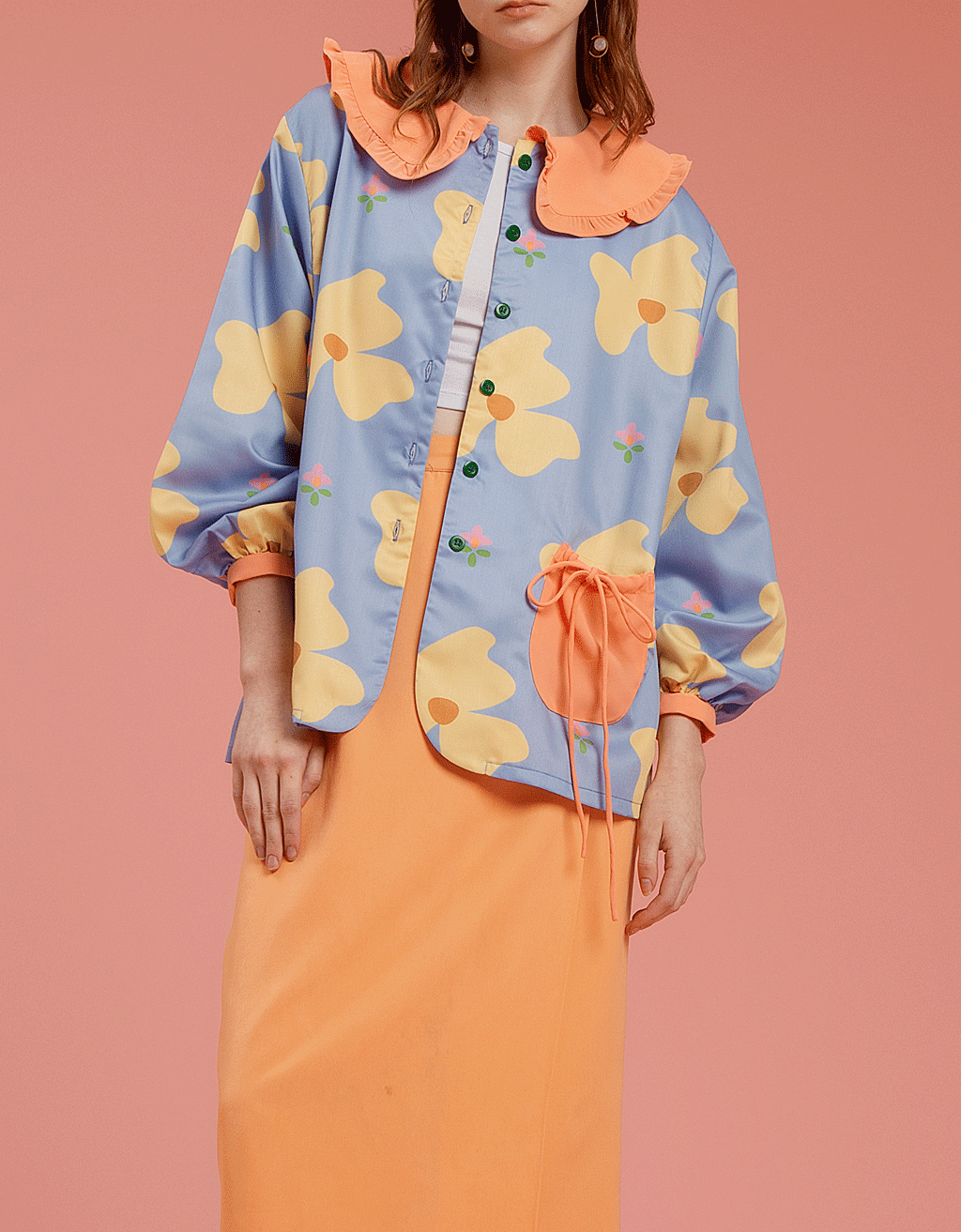 Kemeja Kerah Manis - Juwita Biru