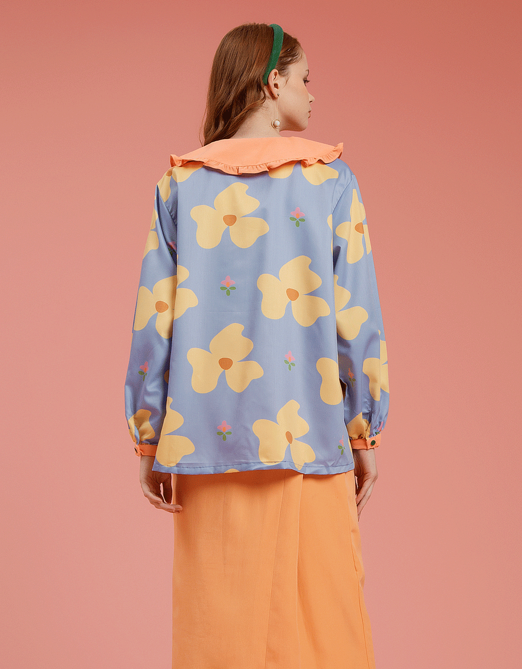 Kemeja Kerah Manis - Juwita Biru