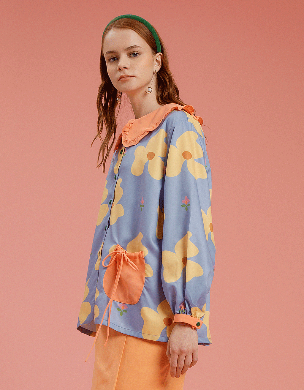 Kemeja Kerah Manis - Juwita Biru