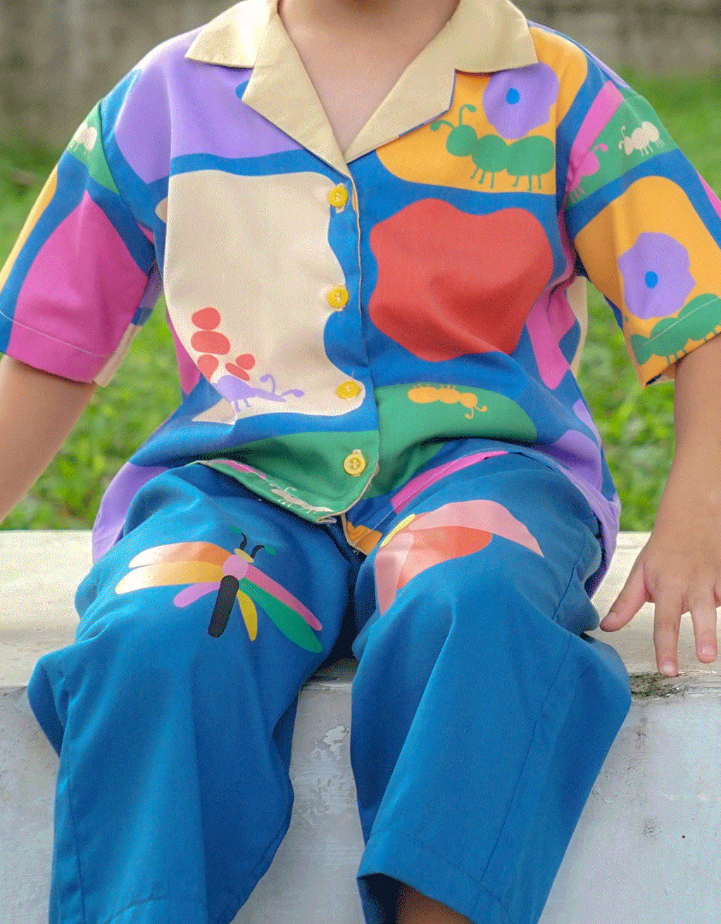 Smitten Kids -  Open Collar Top - Ants Kingdom