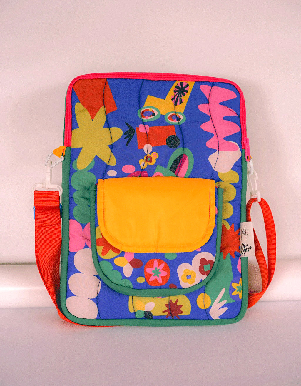 Pocket Laptop Bag - Bumpy Cars