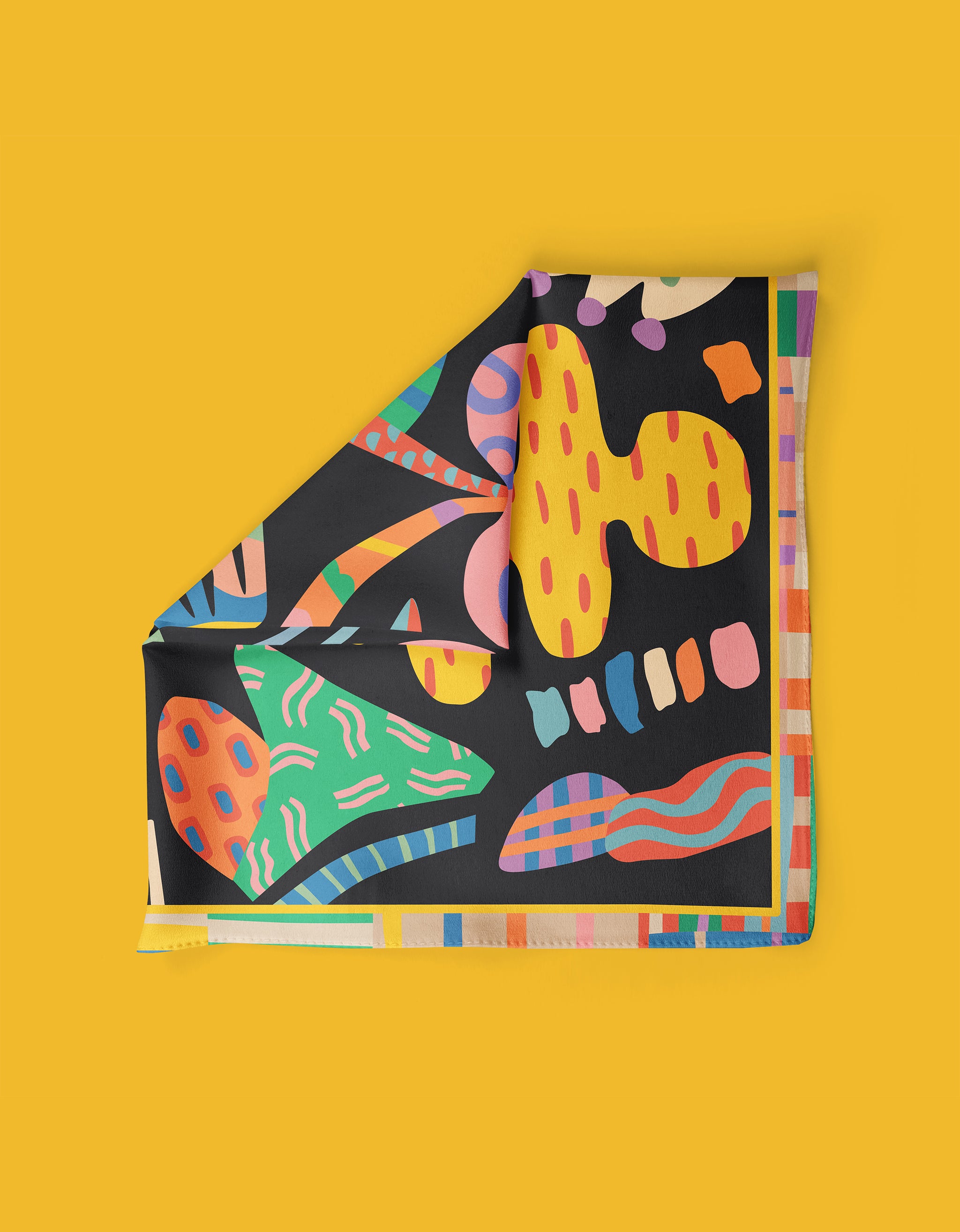 Disco Diva Black Scarf