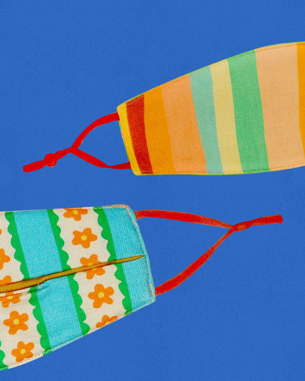 Origami Linen Face Mask - Lurik