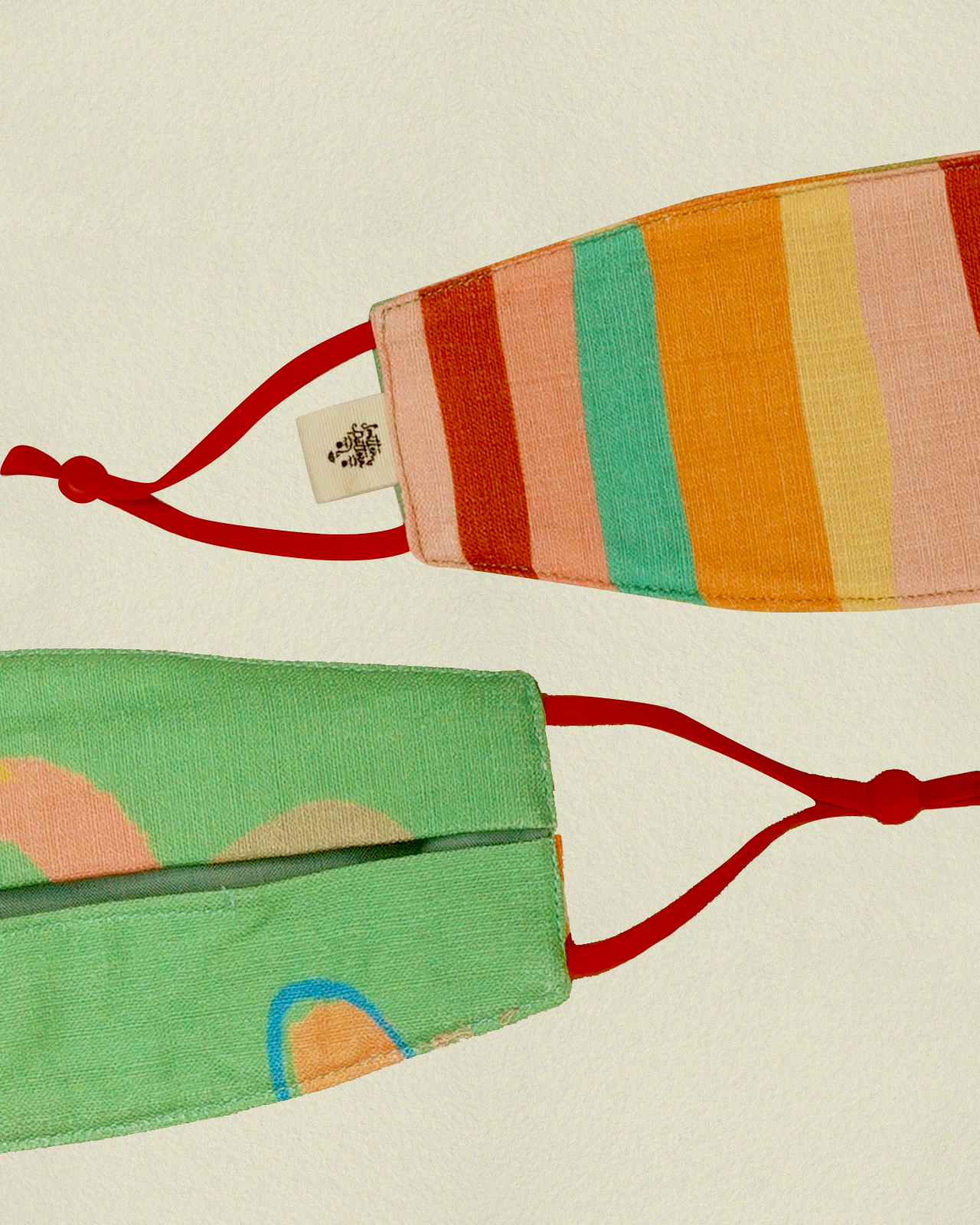 Origami Linen Face Mask - Lurik