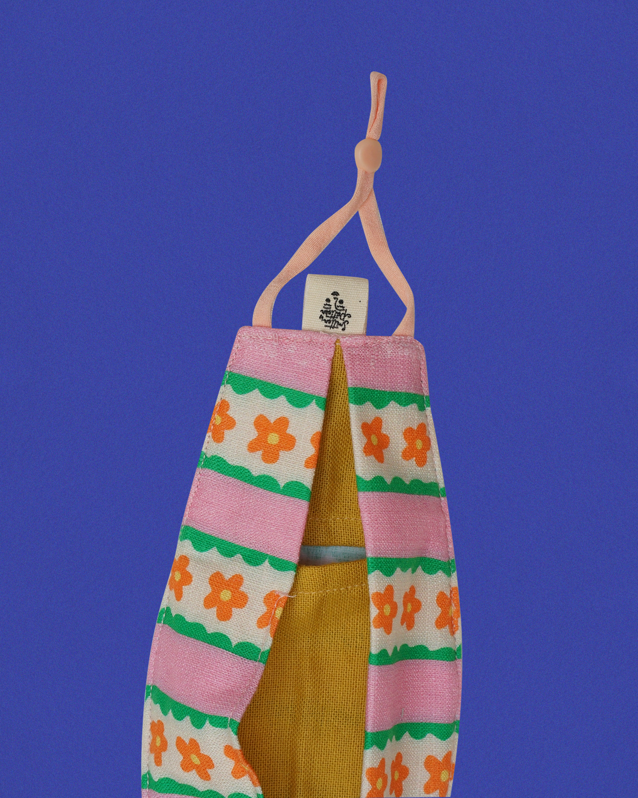 Origami Linen Face Mask - Kembang Jambu