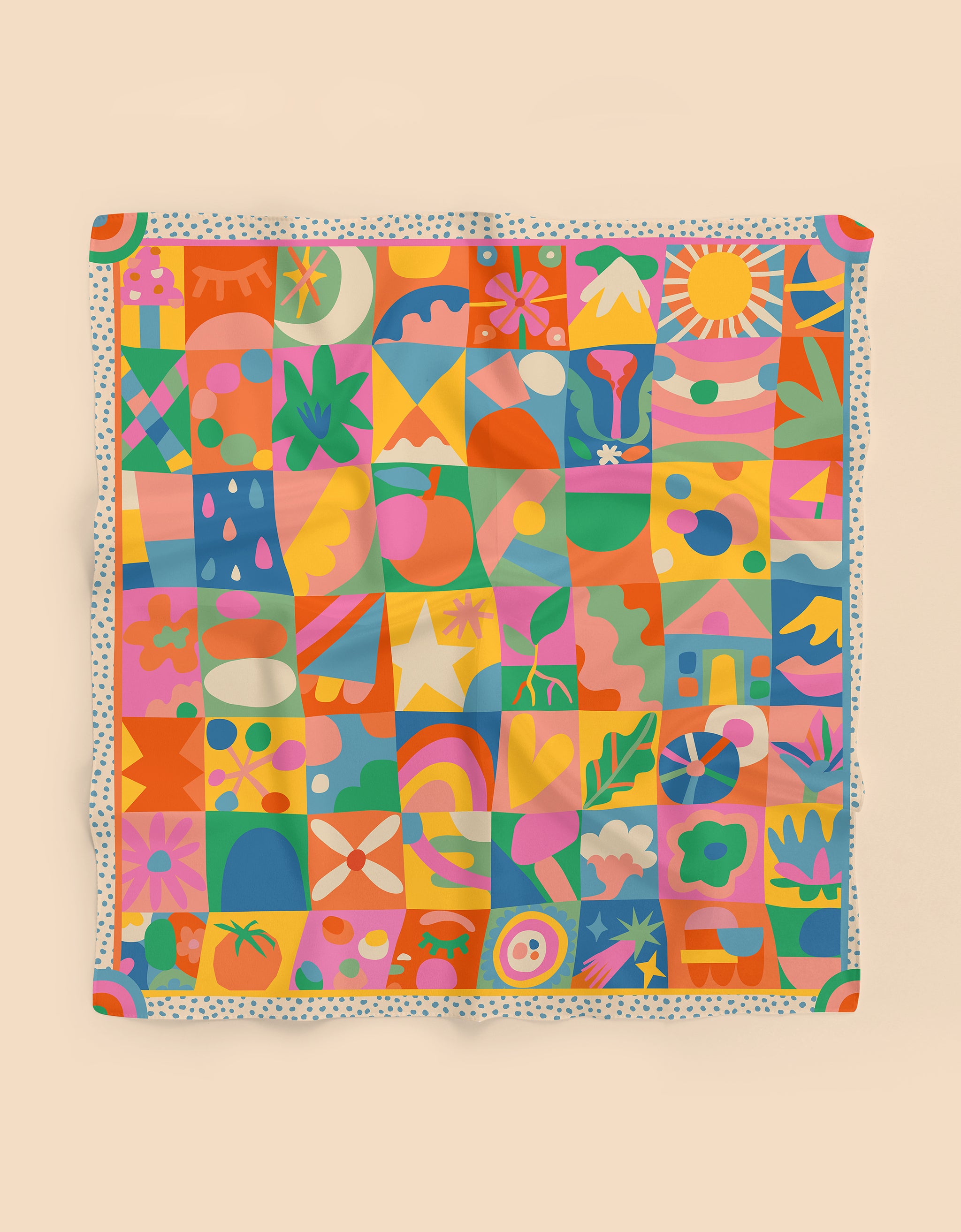 Happy Collage Scarf