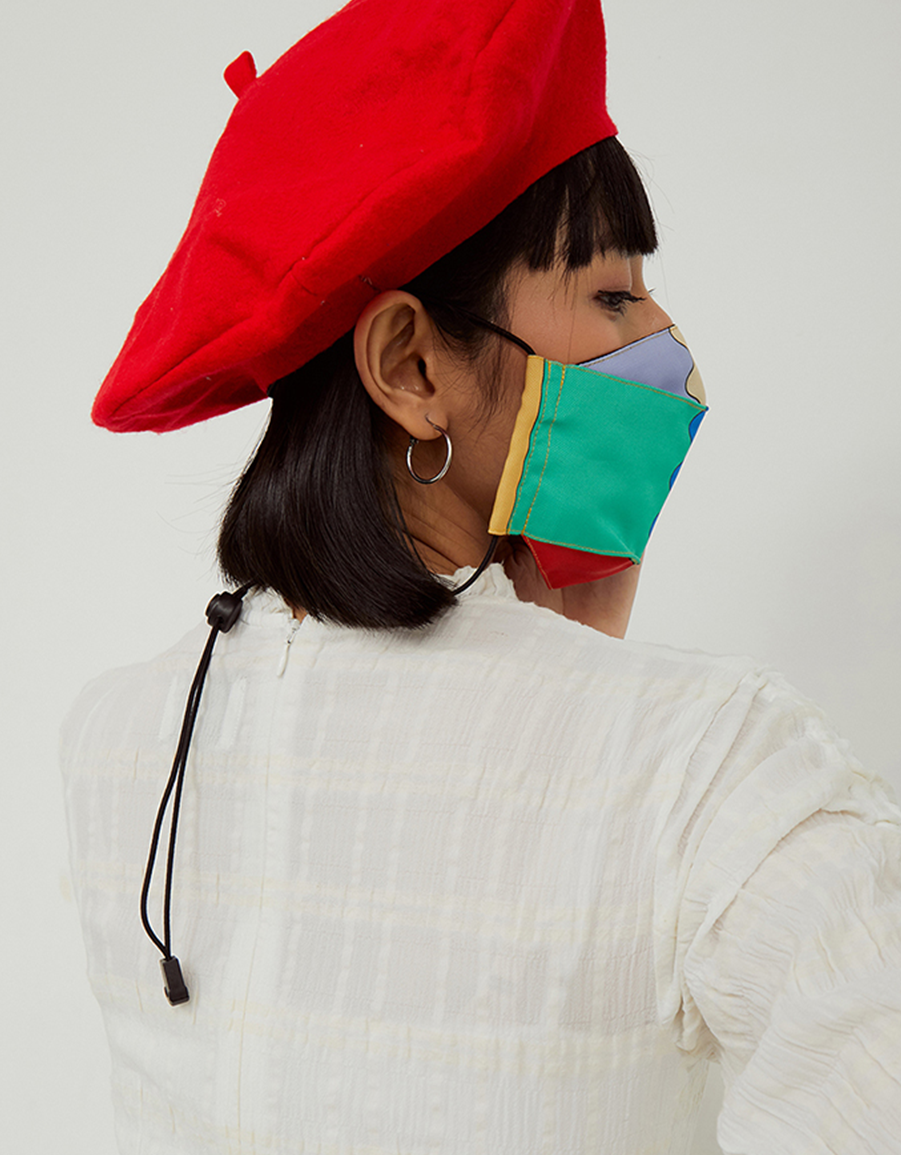 Origami Face Mask - Puzzle Block