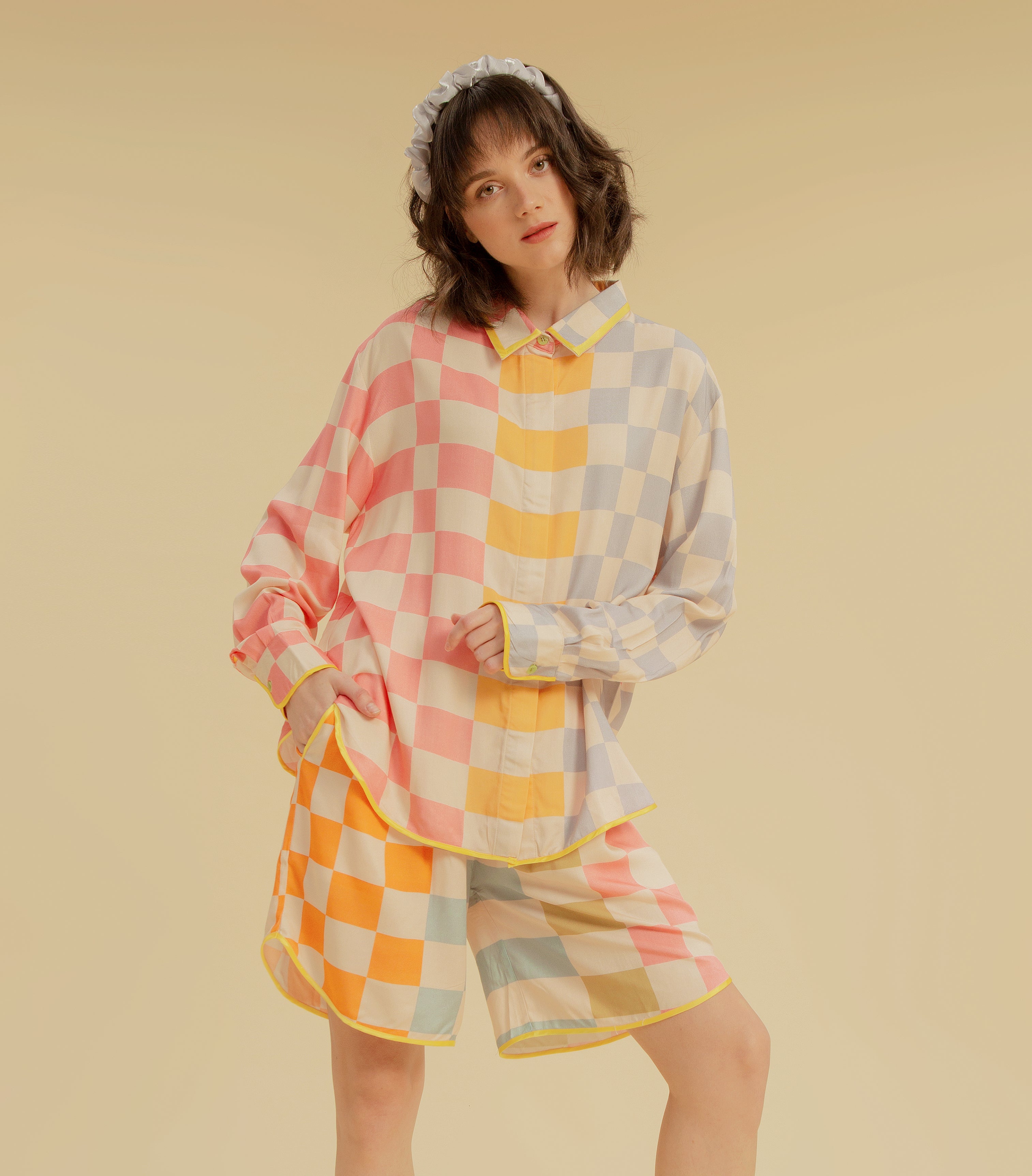 Checky Chess - Daddy’s Long Sleeve Shirt
