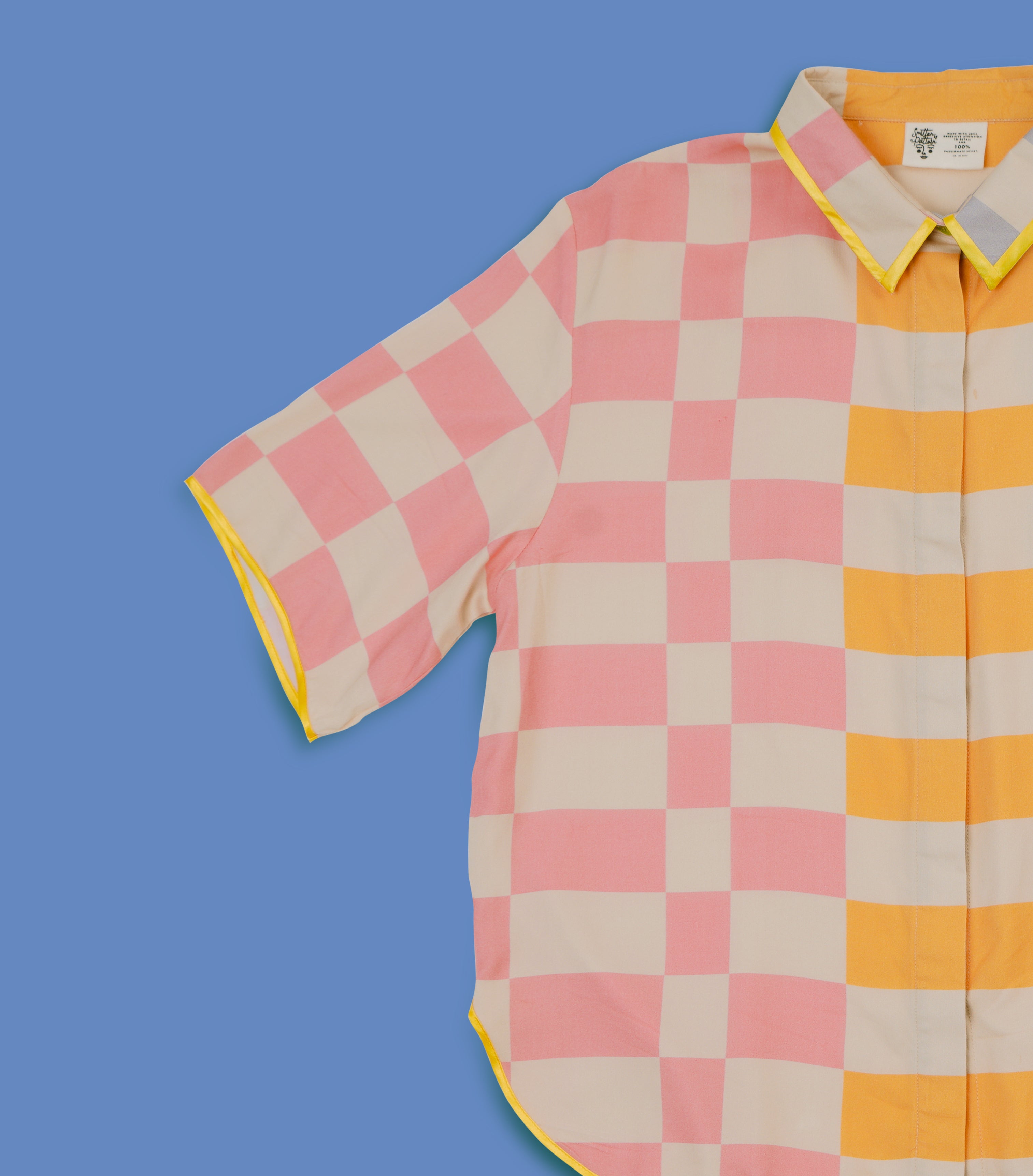 Checky Chess - Daddy’s Short Sleeve Shirt