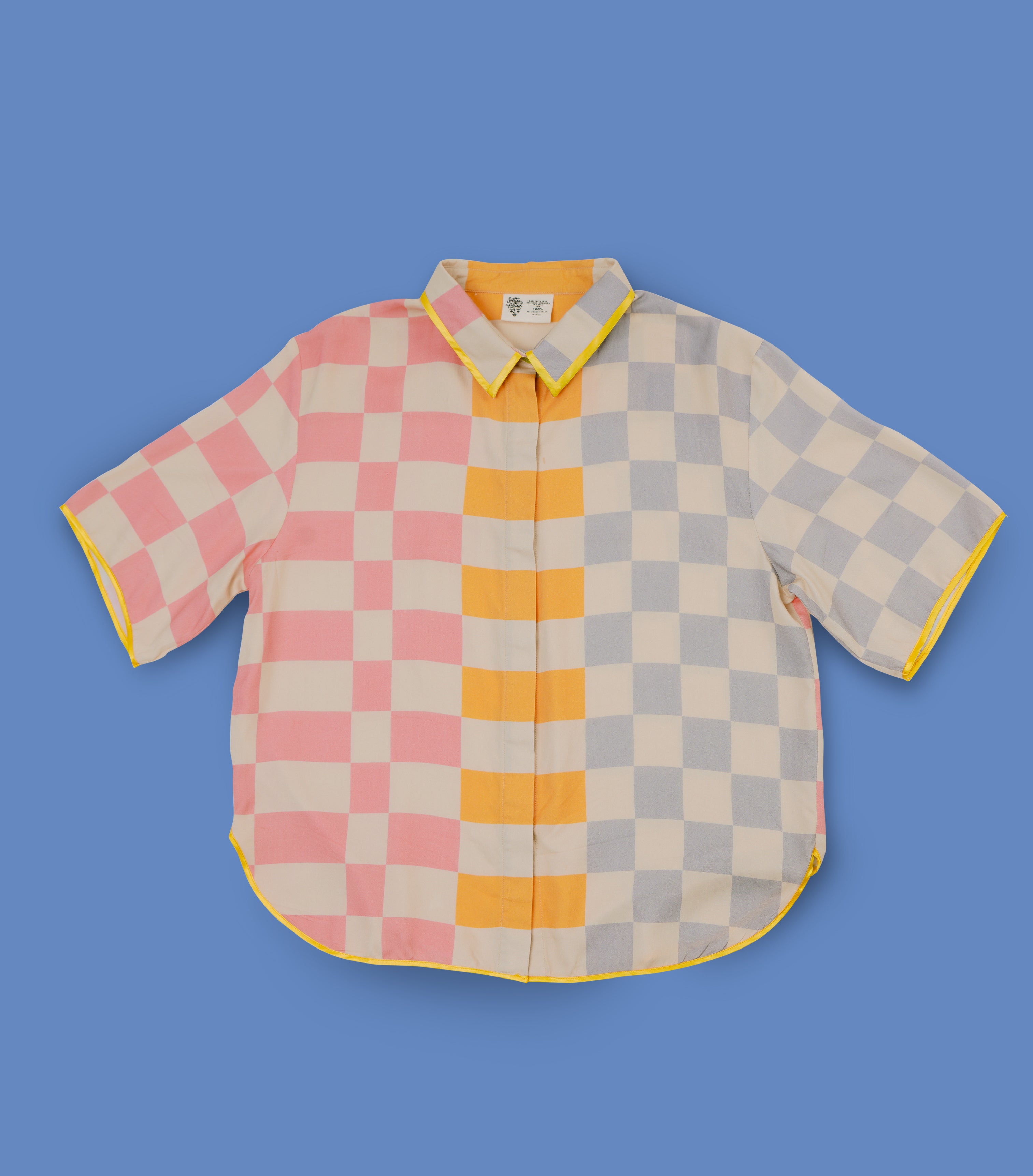Checky Chess - Daddy’s Short Sleeve Shirt