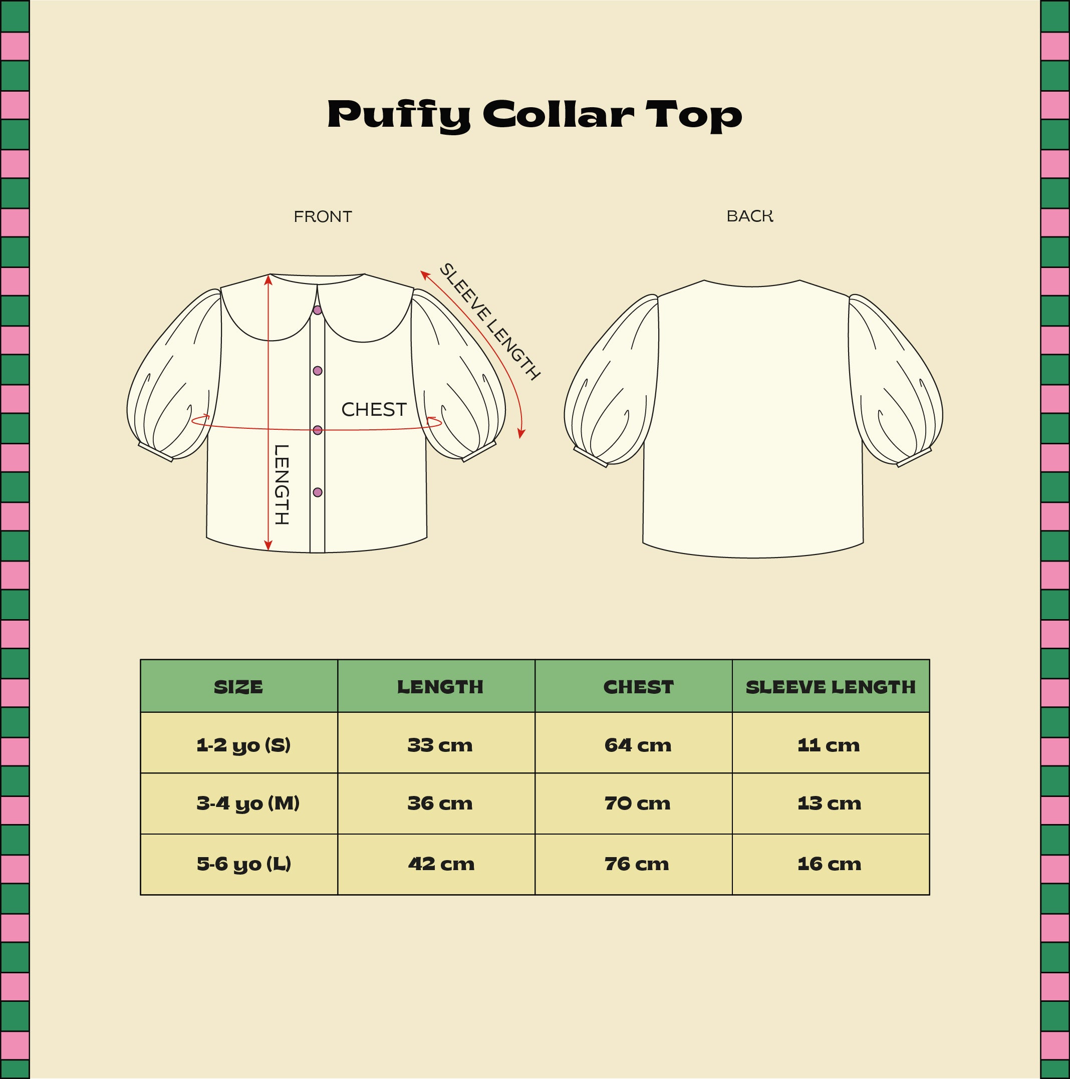 Smitten Kids - Puffy Collar Top - Happy Planets