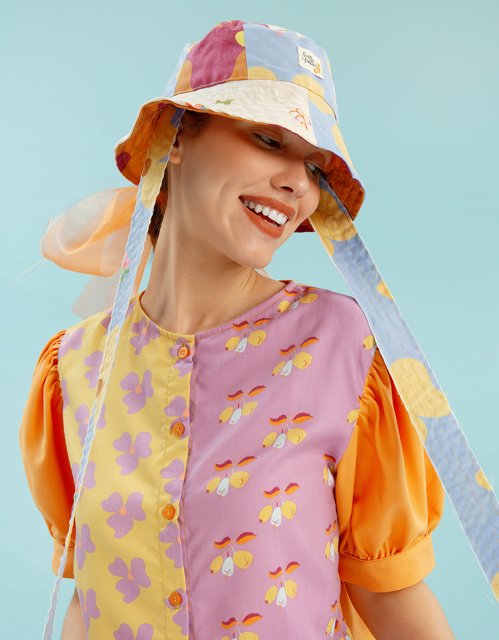Smitten Upcycle x Obo - Bucket Hat