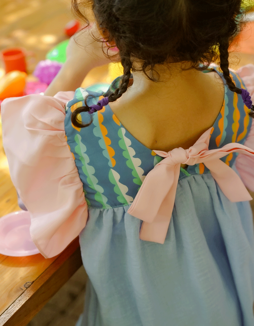 Smitten Kids - Ribbon Dress - Willow