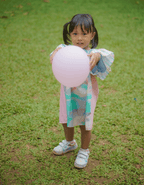 Smitten Kids - Ribbon Dress - Spring Haze