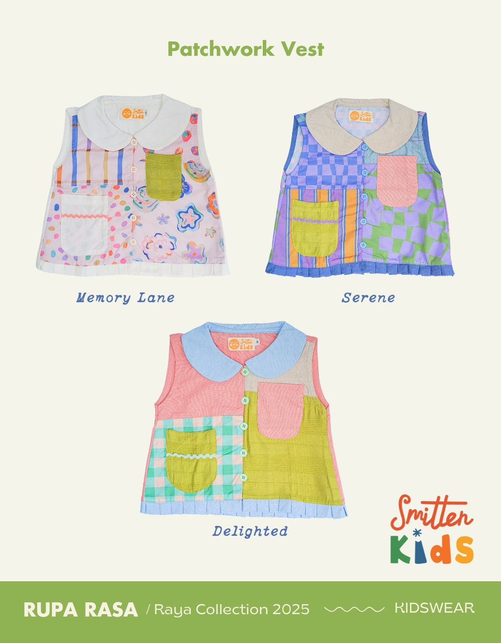 Smitten Kids - Patchwork Vest