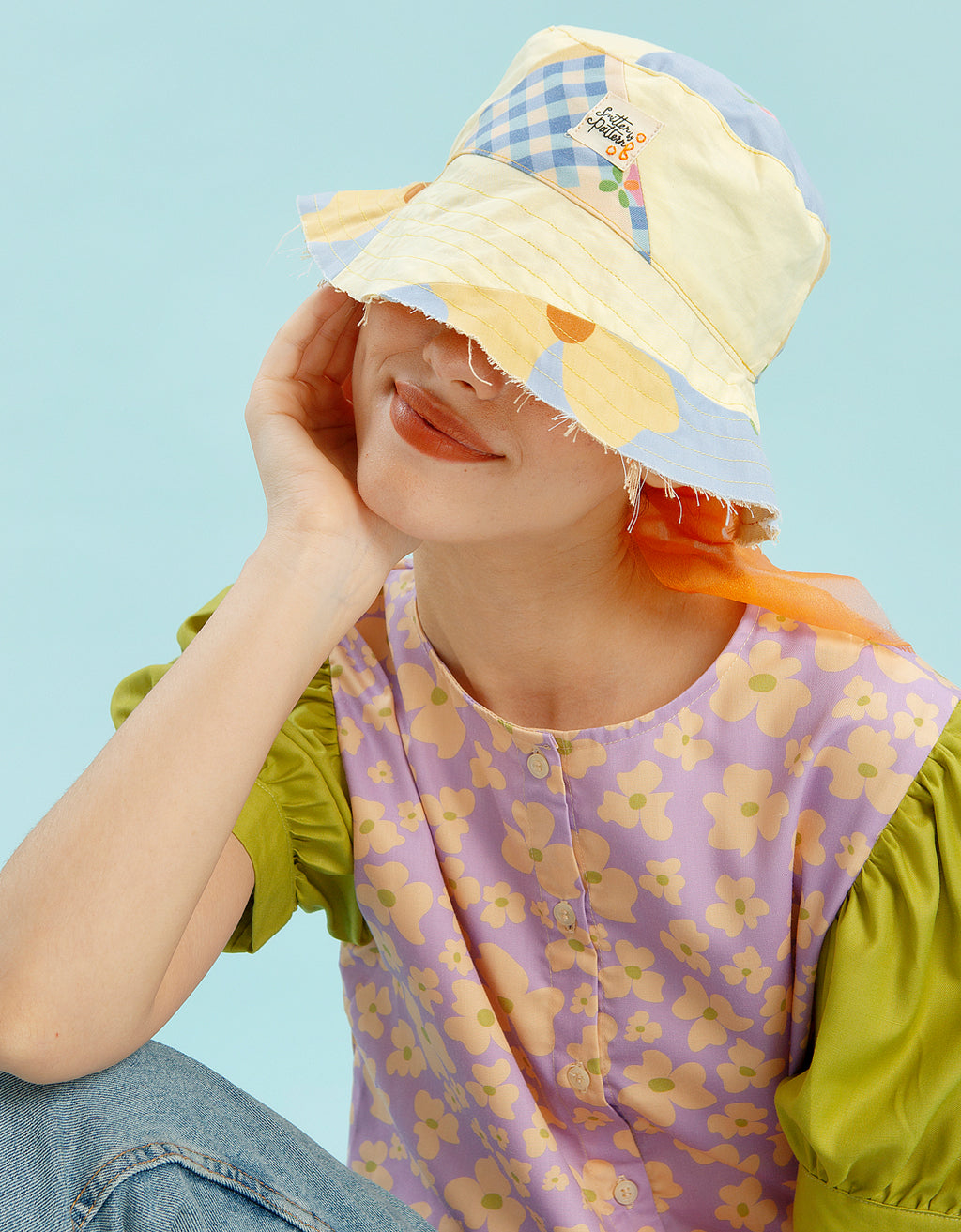 Smitten Upcycle x Obo - Bucket Hat