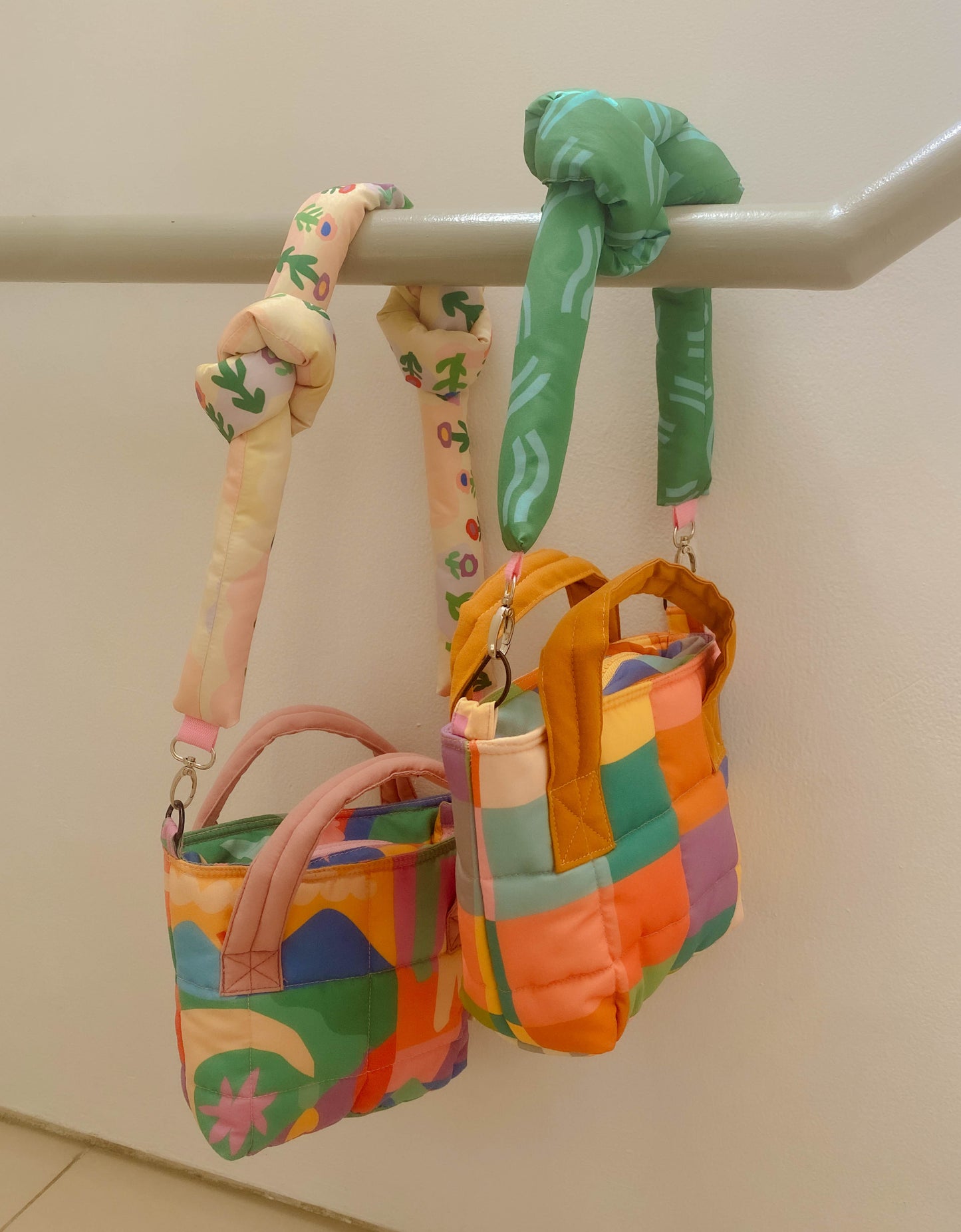 Puffy Knot Strap Bag