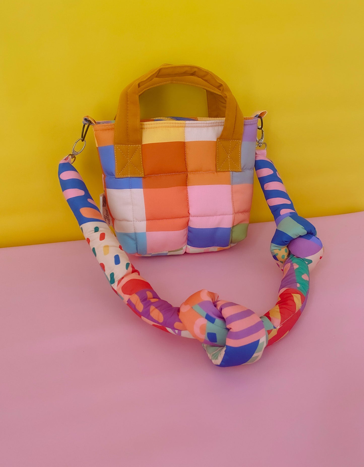 Puffy Knot Strap Bag