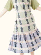 Flowy Dress-Anyam Hijau