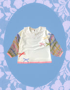 Ribbon Longsleeve Shirt - Plaids