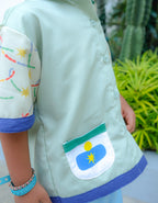 Smitten Kids - Itsy - Bitsy Shirt - Sulam Bintang