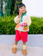 Smitten Kids - Drawstring Shirt - Sulam Bintang