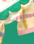 Smitten Kids - Scallop Blouse - Plaids