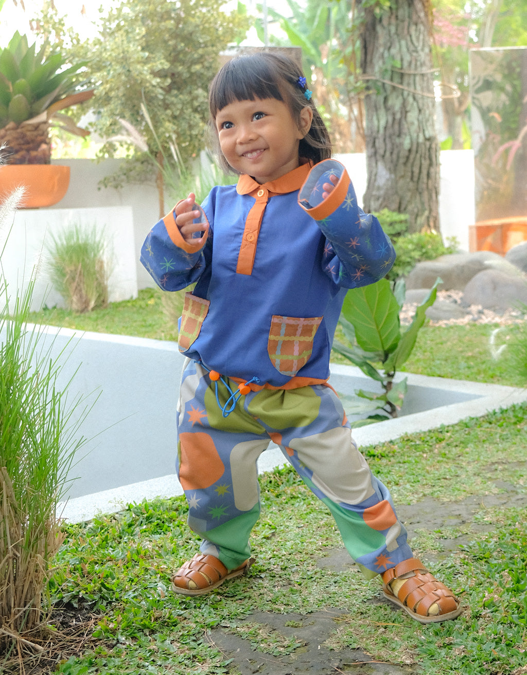 Smitten Kids - Long Pants - Blocks