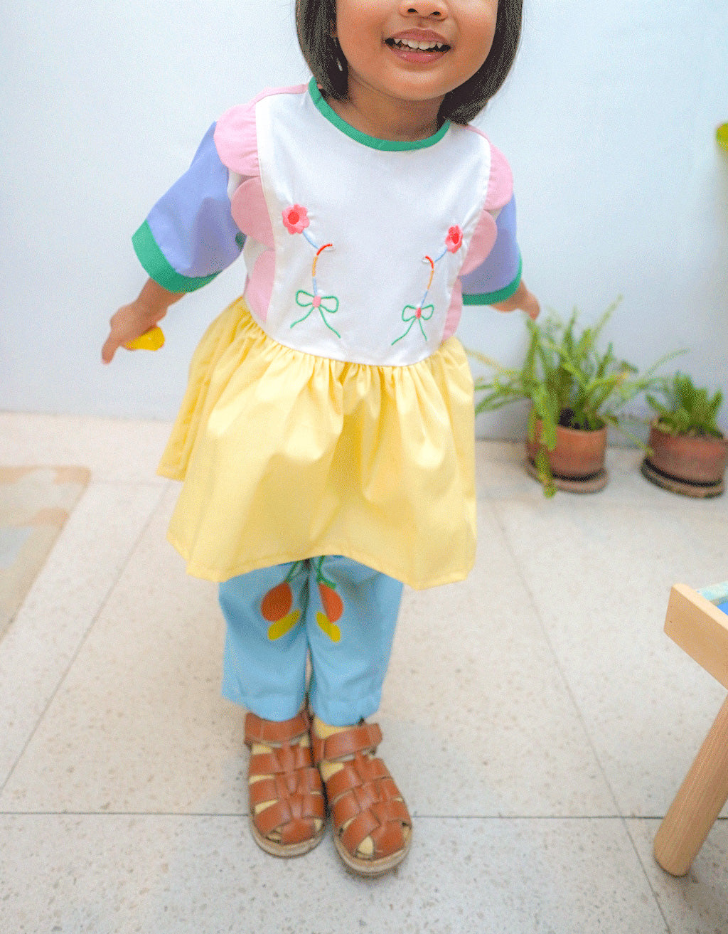Smitten Kids - Scallop Blouse - Popita